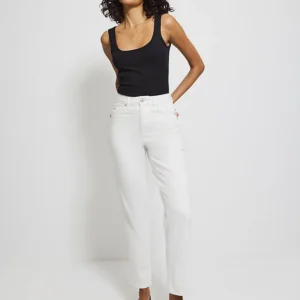 White Wash Miley Mom Jeans